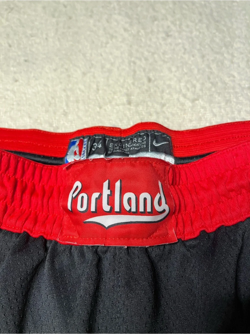 Nike NBA Portland Trail Blazers City Edition 75th Anniversary Shorts Mens M 34